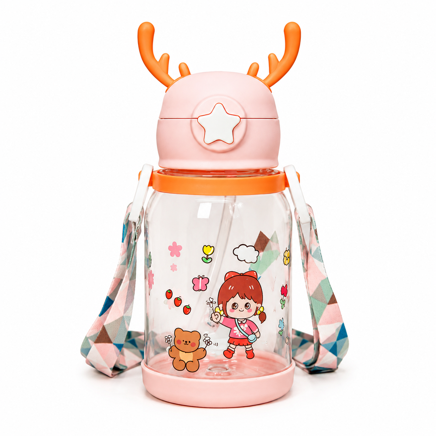 Magic Deer Kids Straw Bottle
